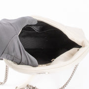 Authentic pre-loved Saint Laurent White Loulou Puffer Crossbody Bag on Labellov.com