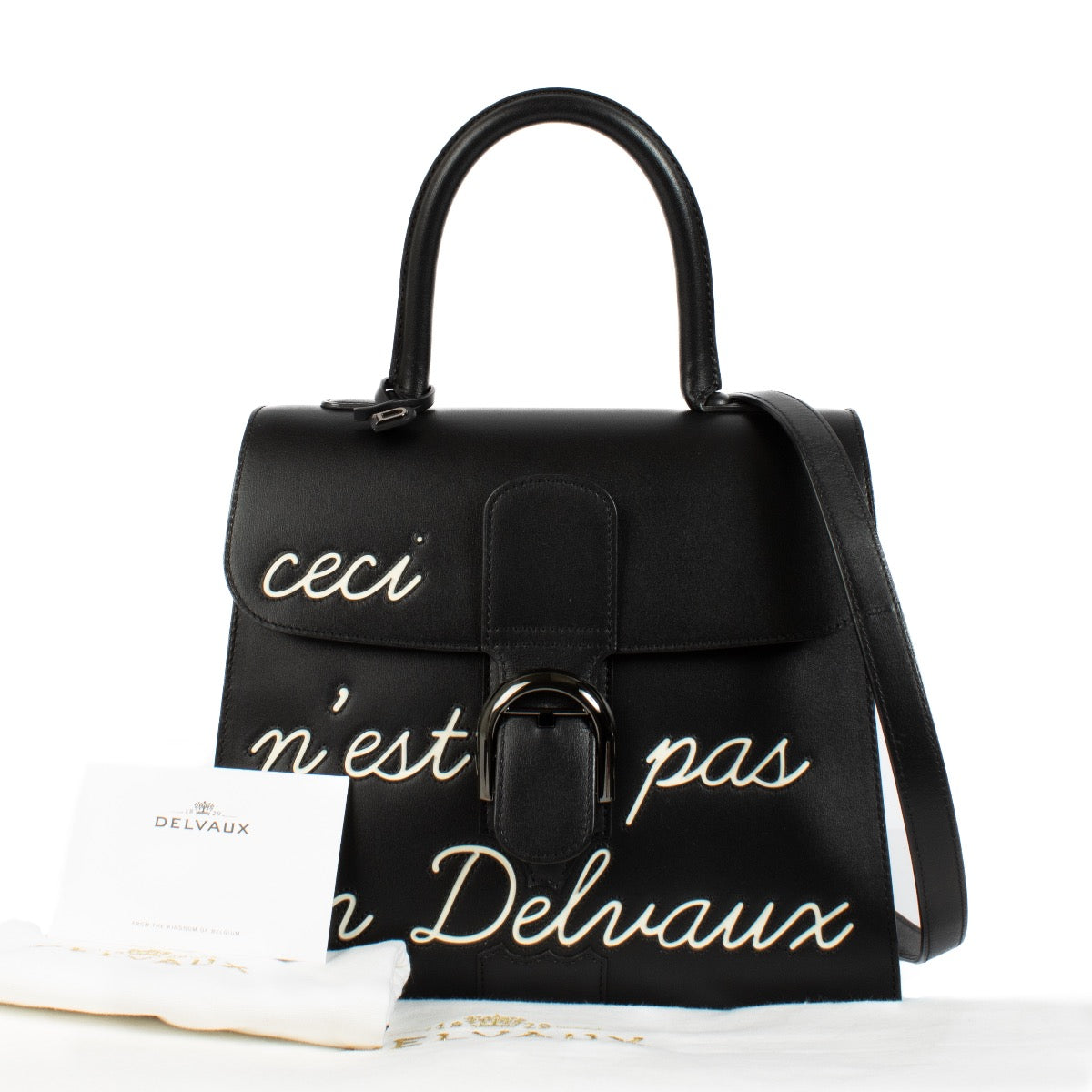 shop 100% authentic second hand Delvaux Black Brillant L'Humour MM on Labellov.com