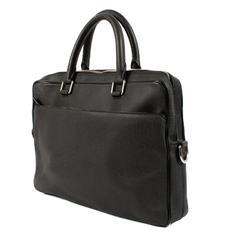 Authentic second hand Louis Vuitton Black Briefcase Top handle on Labellov.com
