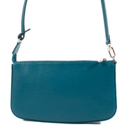 Authentic second hand Louis Vuitton Blue Epi Pochette on Labellov.com