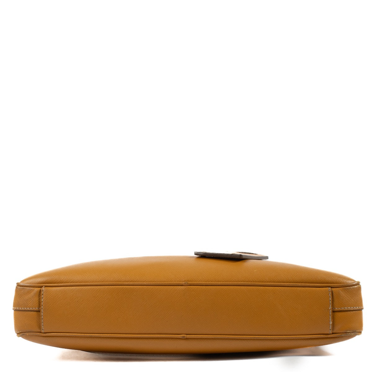 Serviette Prada Saffiano marron