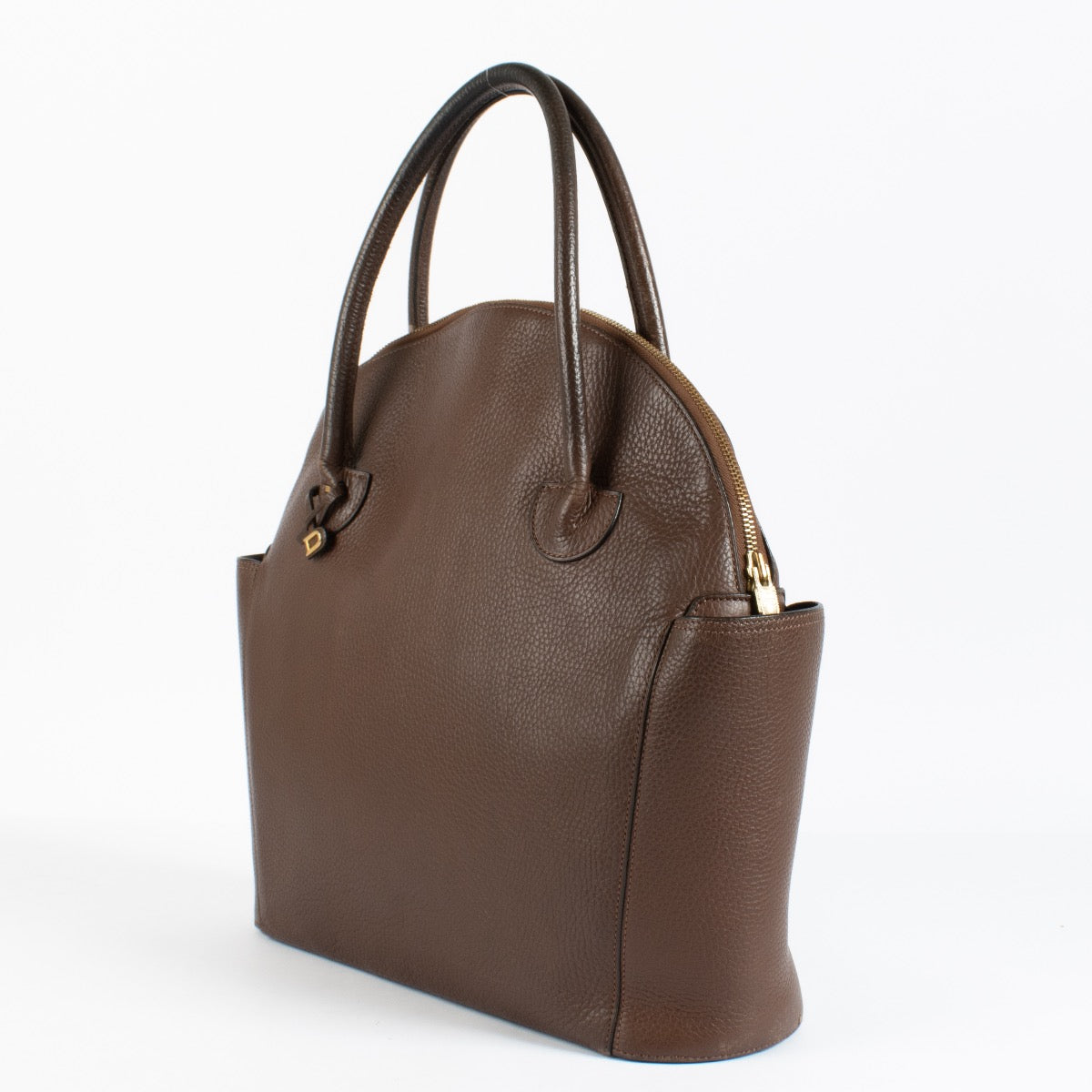 Delvaux Bruine Mousson Schoudertas