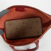 Authentic pre-loved Delvaux Burgundy Clandestin Trotteur Top Handle Bag on Labellov.com