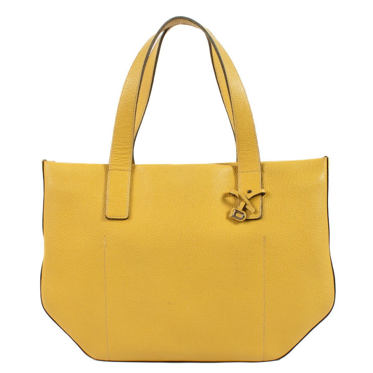 Shop 100% authentic secondhand Delvaux Yellow Vintage Top Handle Bag on Labellov.com