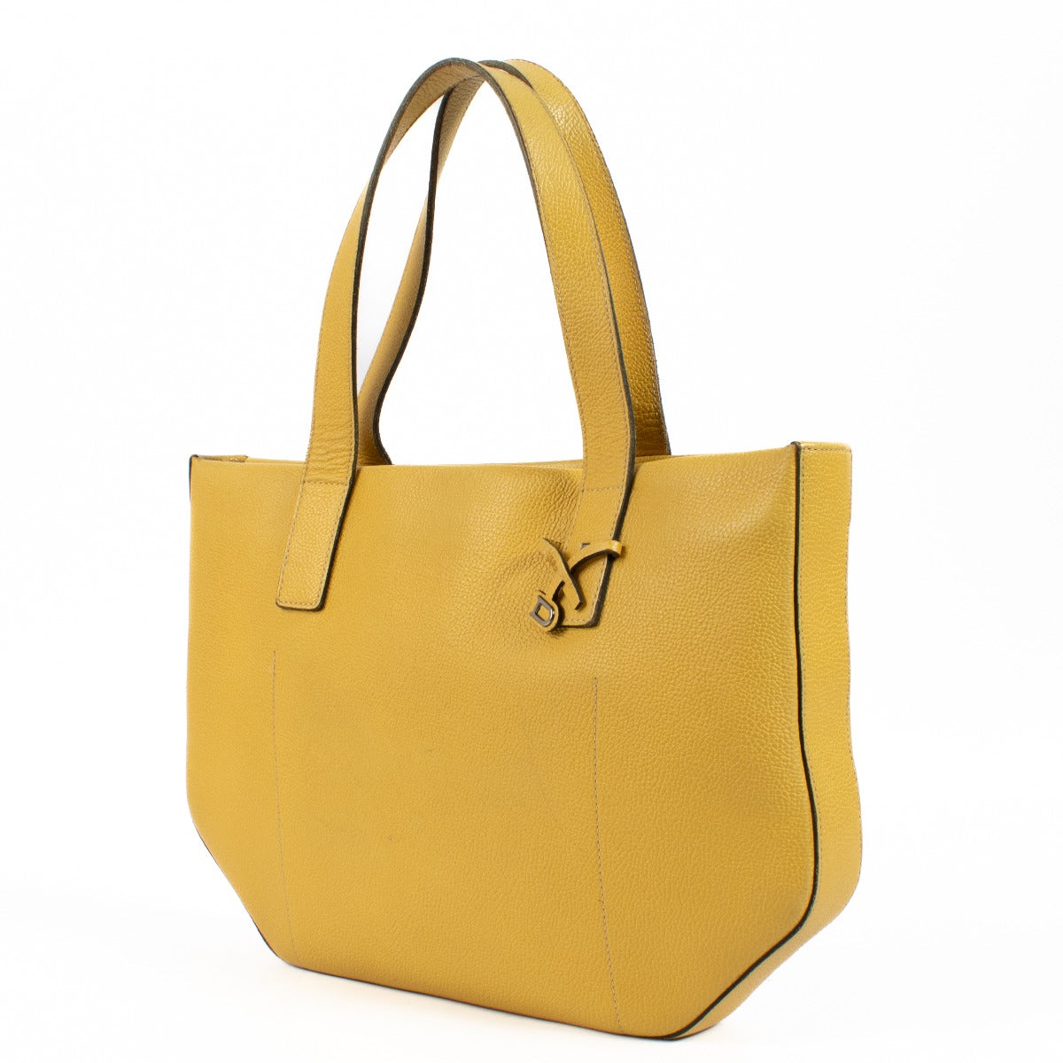 Shop 100% authentic secondhand Delvaux Yellow Vintage Top Handle Bag on Labellov.com