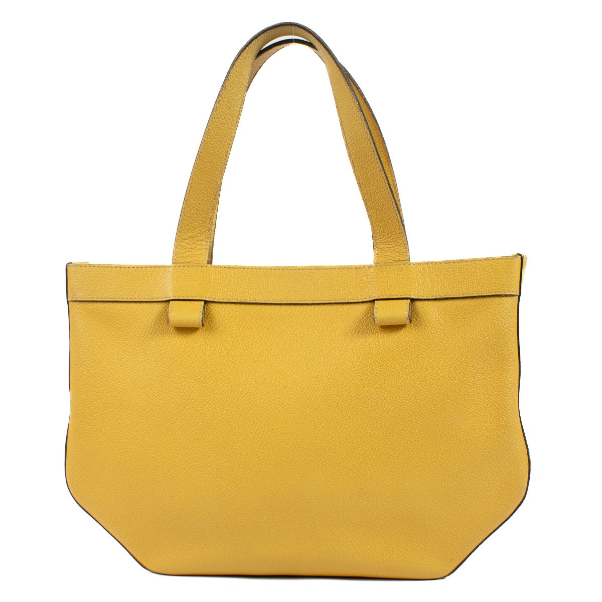 Shop 100% authentic secondhand Delvaux Yellow Vintage Top Handle Bag on Labellov.com