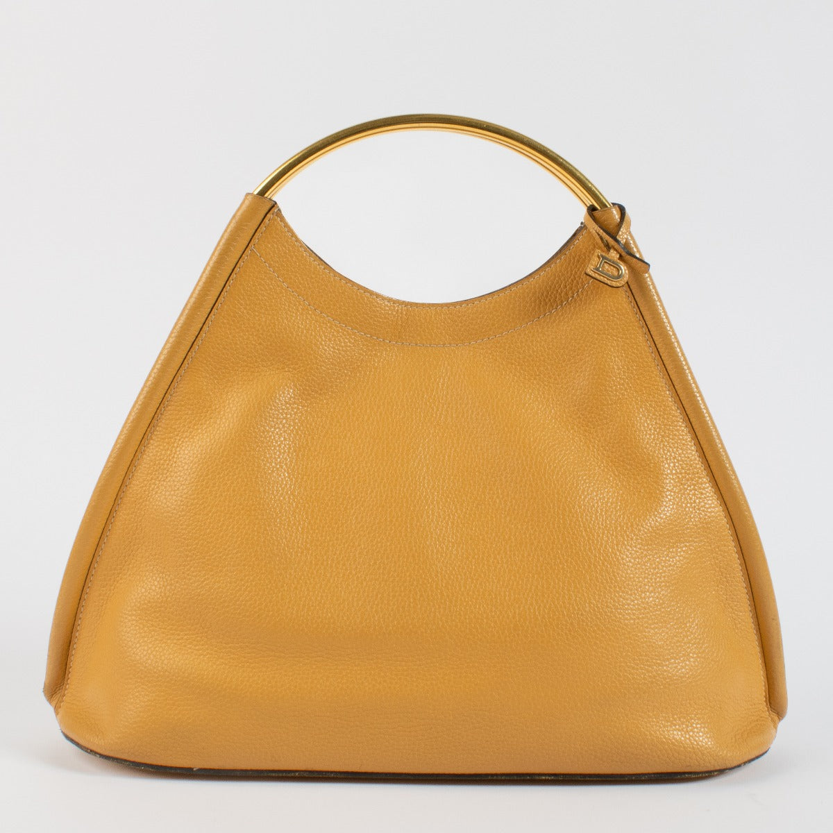 Shop 100% authentic second hand Delvaux Yellow Top Handle Bag on Labellov.com