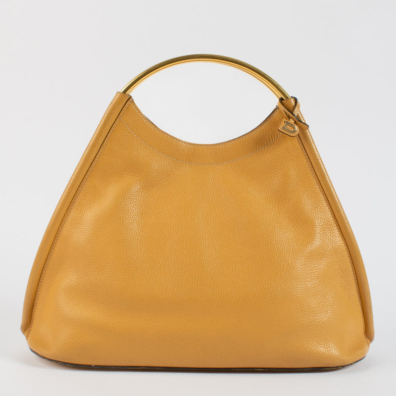 Shop 100% authentic second hand Delvaux Yellow Top Handle Bag on Labellov.com