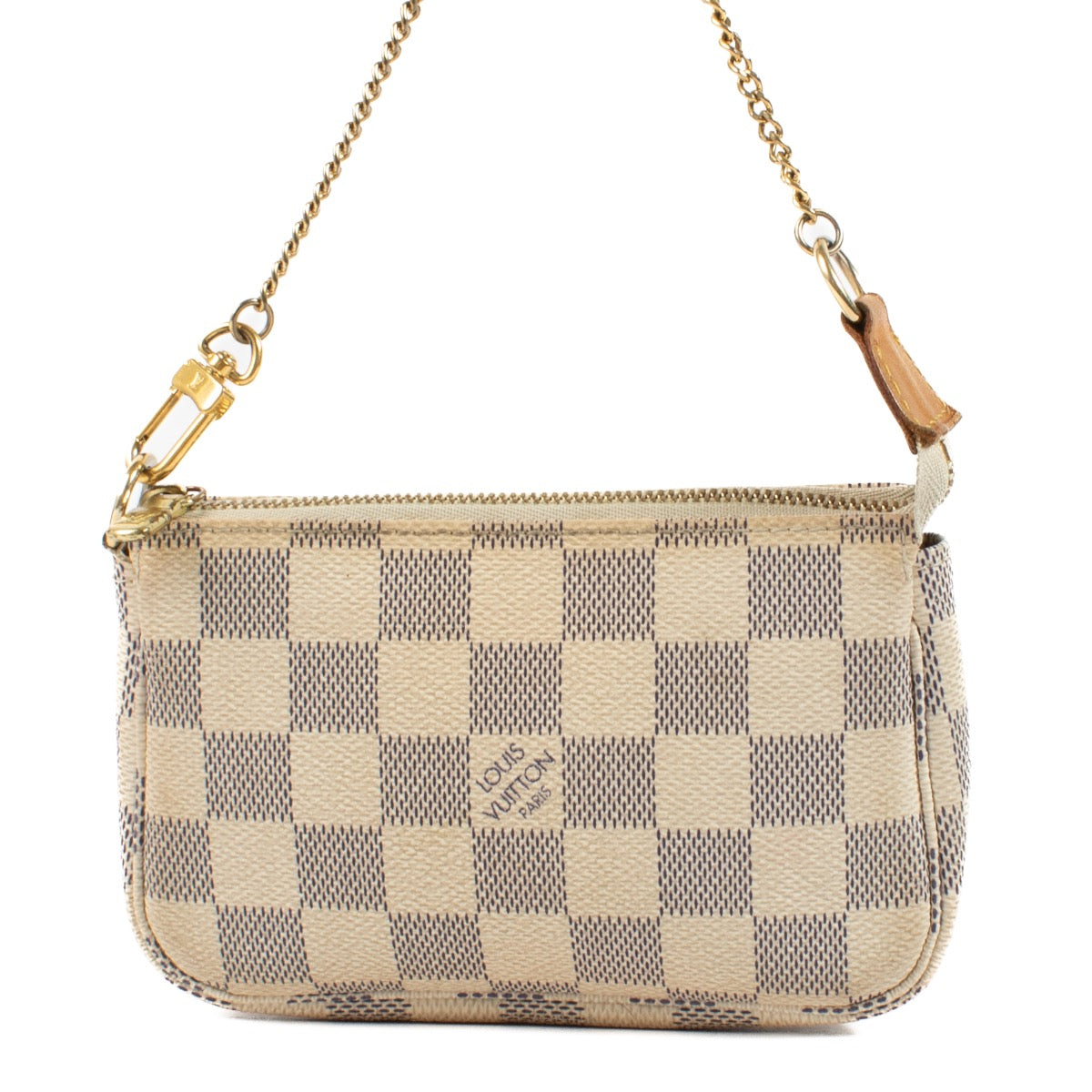Shop 100% authentic second hand Louis Vuitton Damier Azur Mini Pochette on Labellov.com