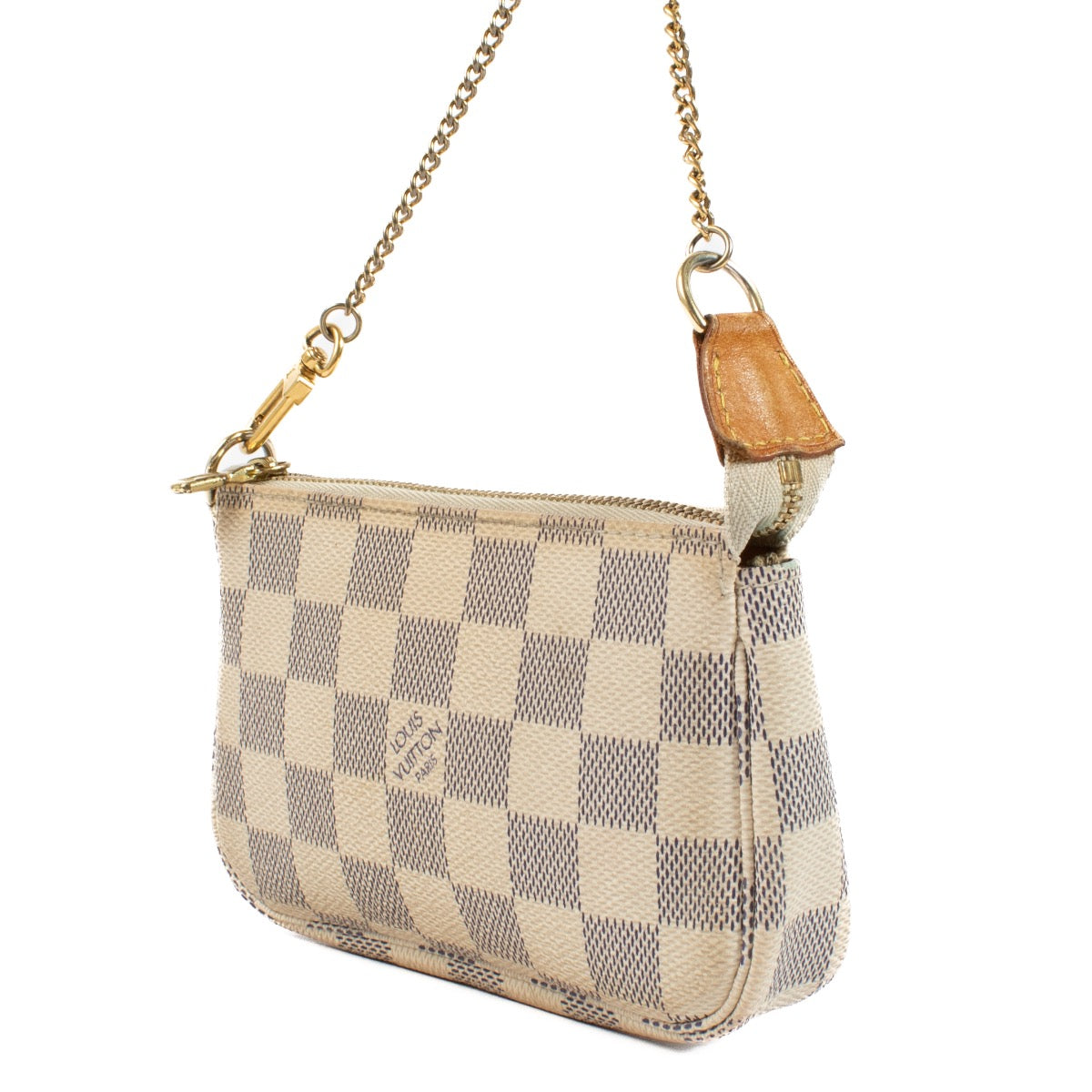 Shop 100% authentic second hand Louis Vuitton Damier Azur Mini Pochette on Labellov.com