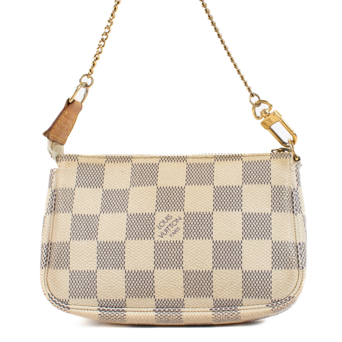 Shop 100% authentic second hand Louis Vuitton Damier Azur Mini Pochette on Labellov.com