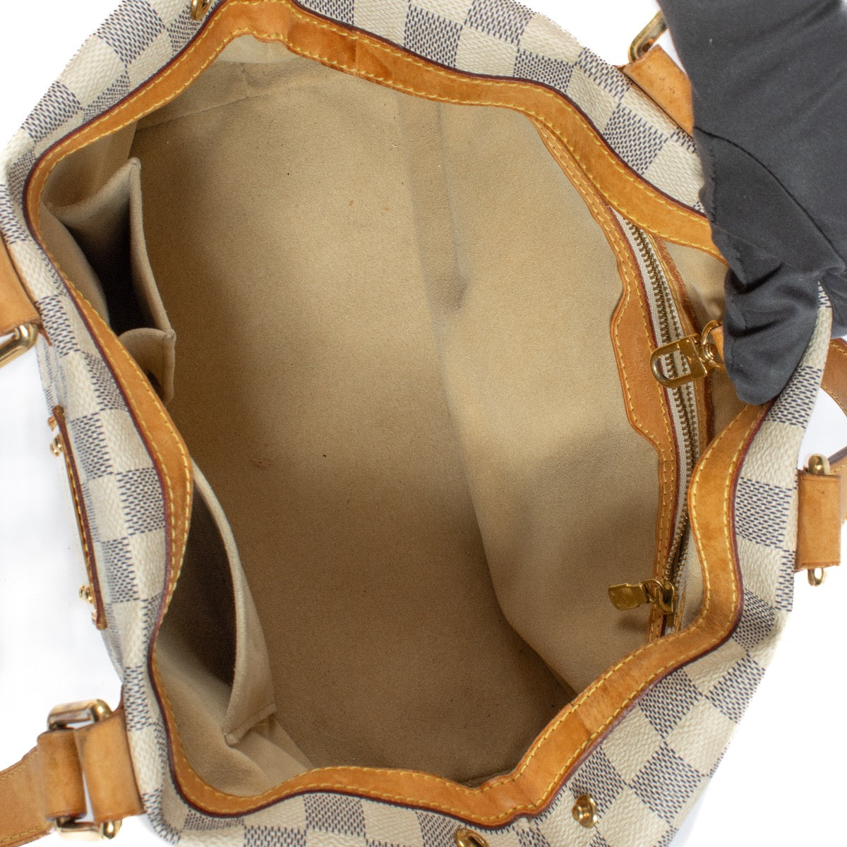Shop 100% authentic second hand Louis Vuitton Damier Azur Top Handle Bag on Labellov.com