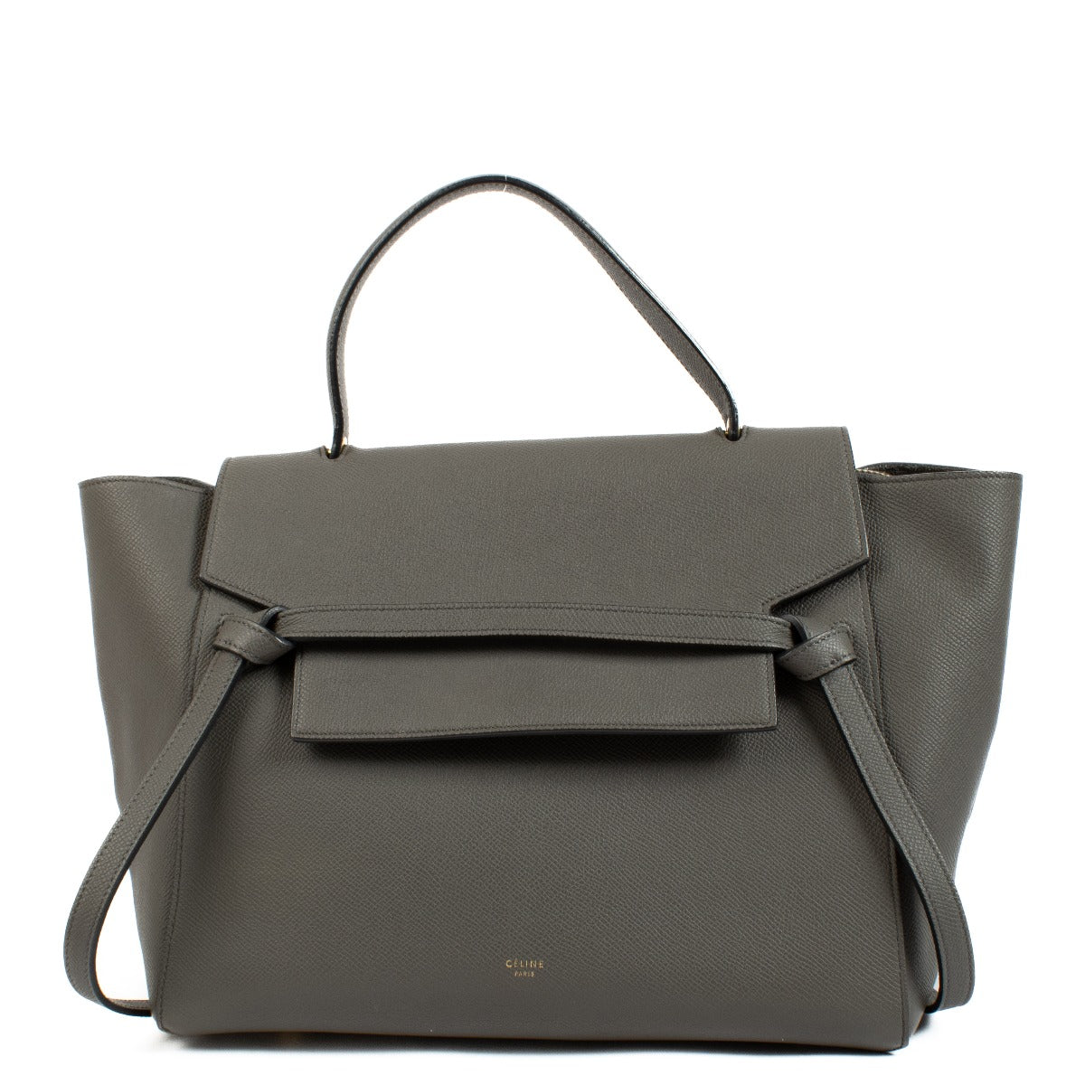 Celine Grey Leather Mini Belt Bag