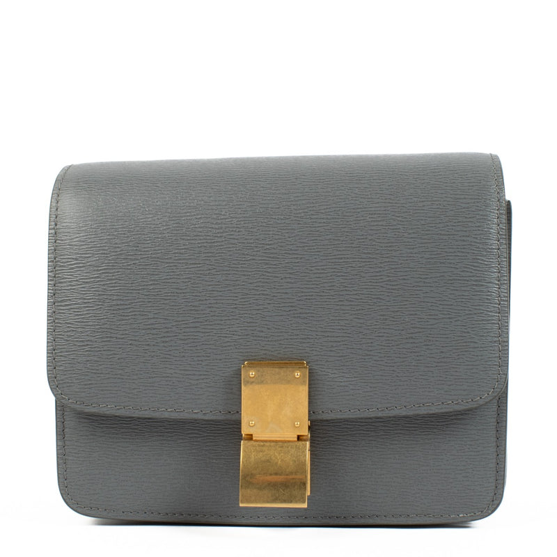 Celine Grey Small Box Classic Bag