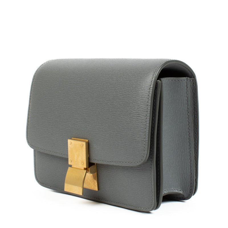 Celine Grey Small Box Classic Bag