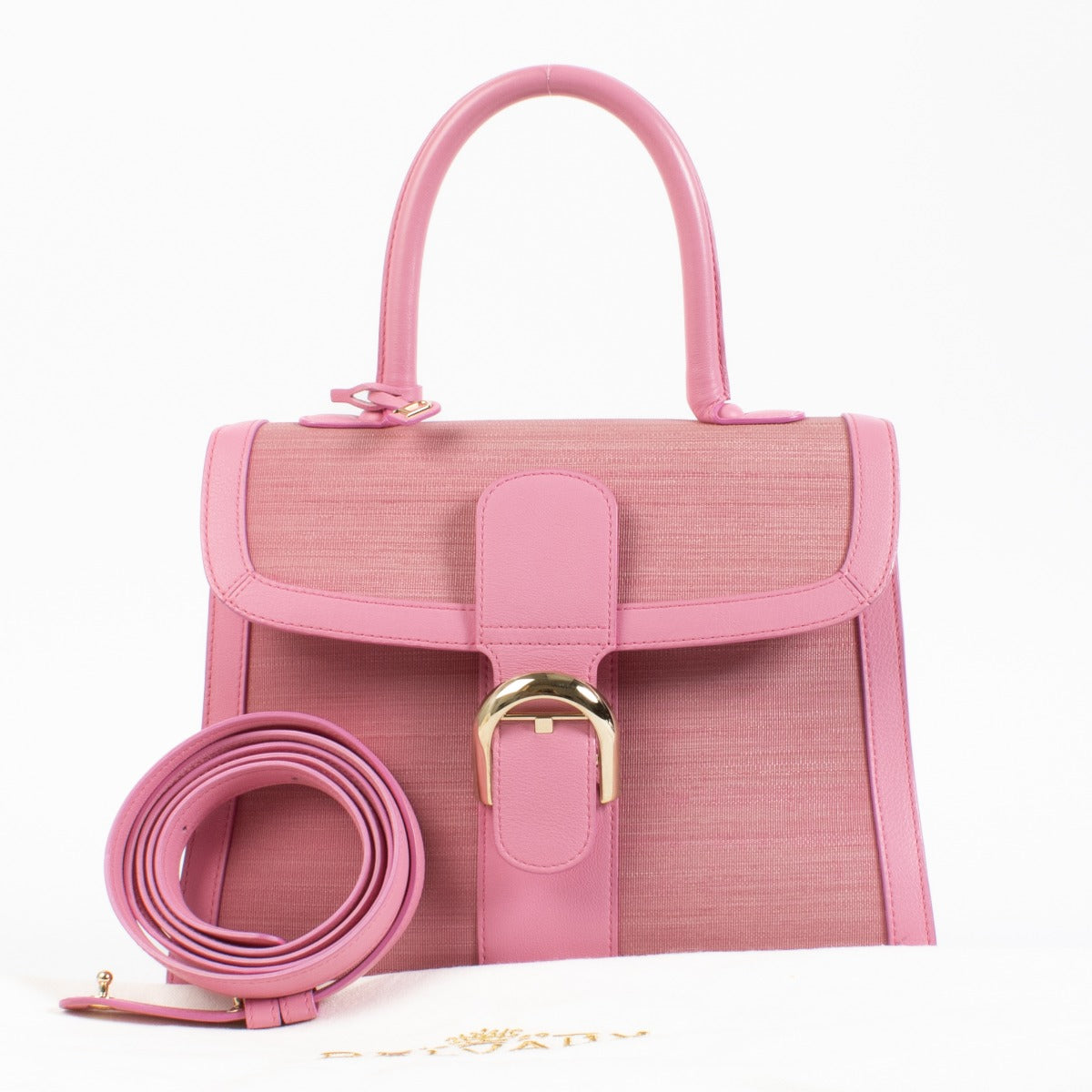 Authentic second hand Delvaux Flamingo Toile de Crin/Polo Brillant MM on Labellov.com
