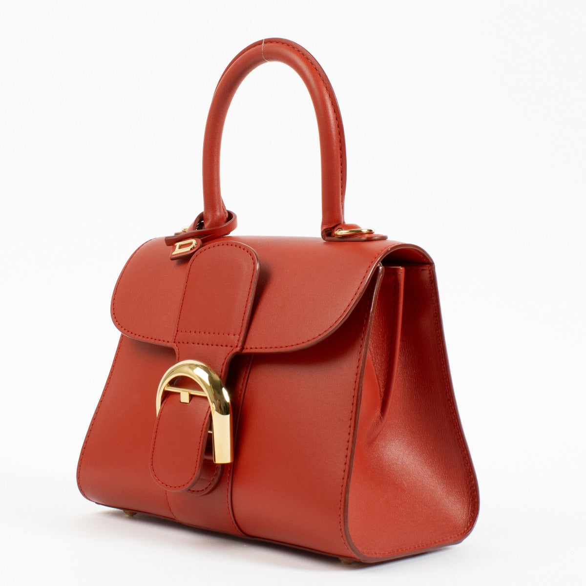Authentic second hand Delvaux Scarlet Red Box Calf Brillant Mini on Labellov.com