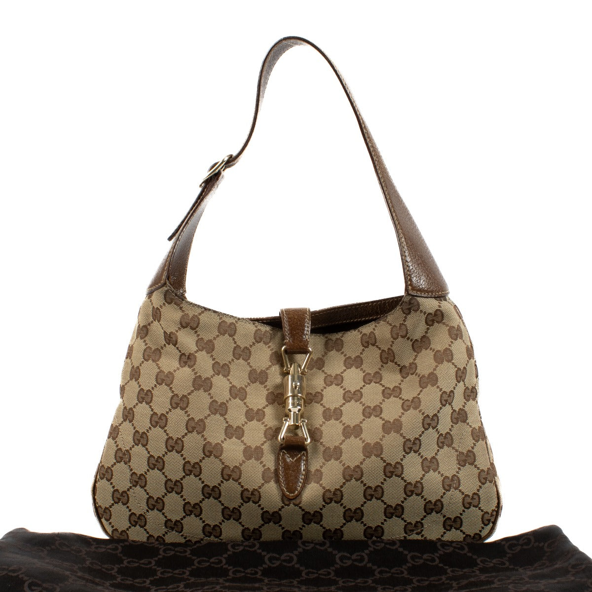 Gucci GG Canvas Kleine Jackie Tas