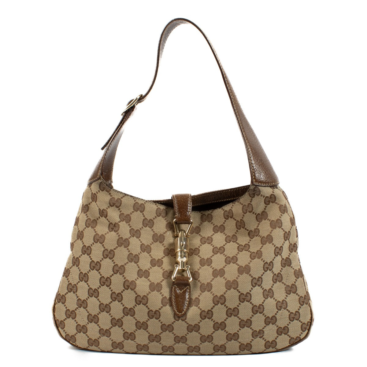 Gucci GG Canvas Kleine Jackie Tas