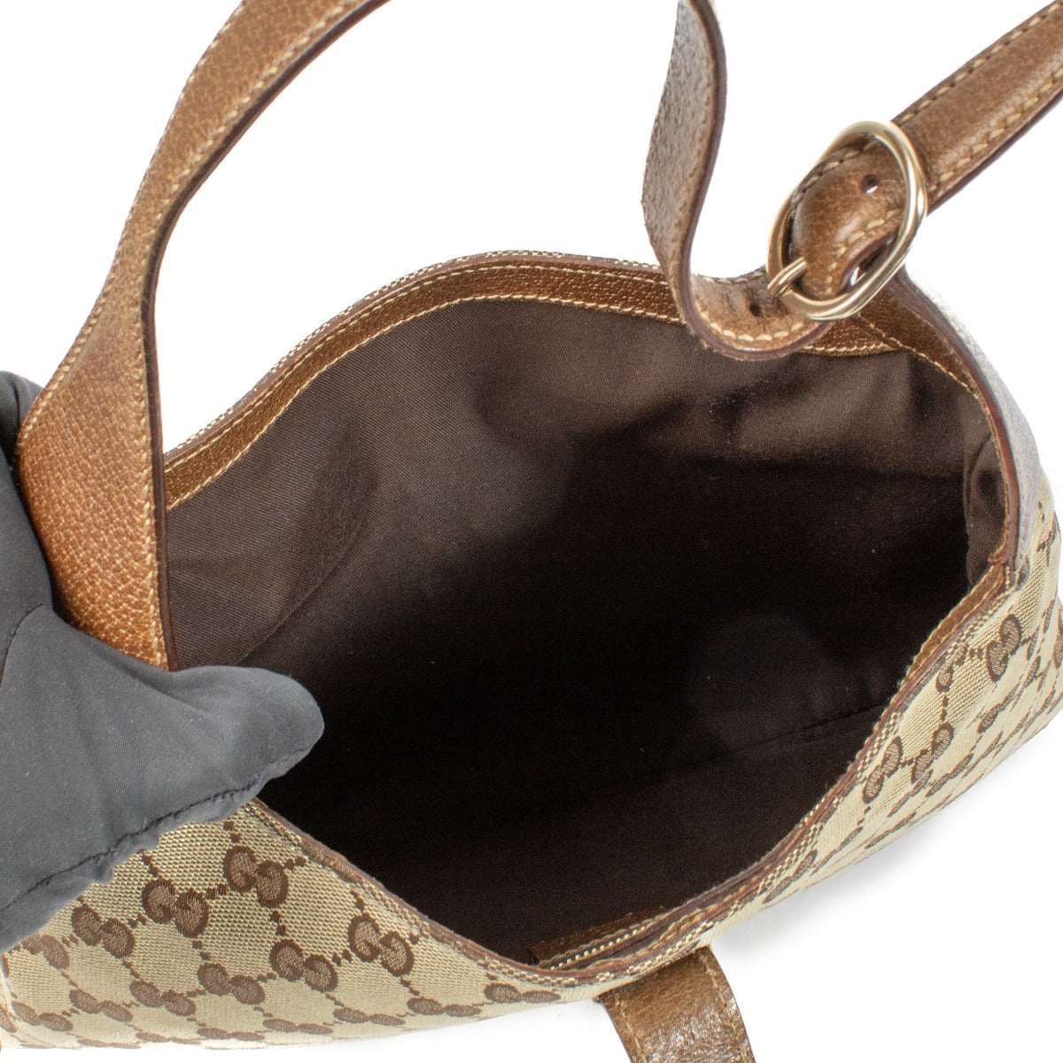 Gucci GG Canvas Kleine Jackie Tas