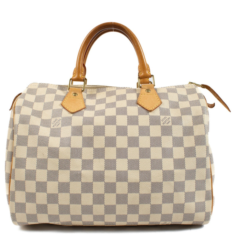 Authentic second hand Louis Vuitton Damier Azur Speedy 30 on Labellov.com