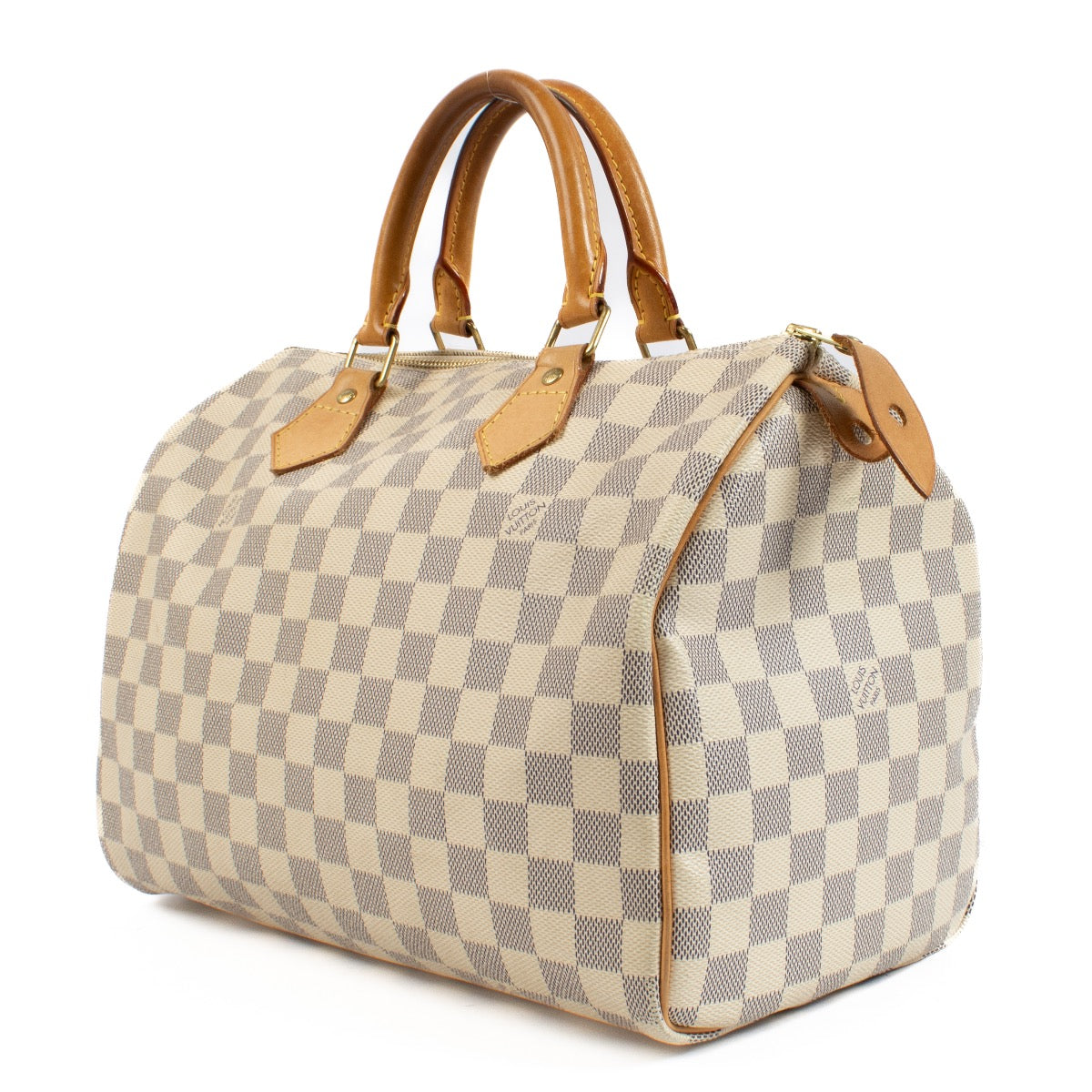 Authentic second hand Louis Vuitton Damier Azur Speedy 30 on Labellov.com