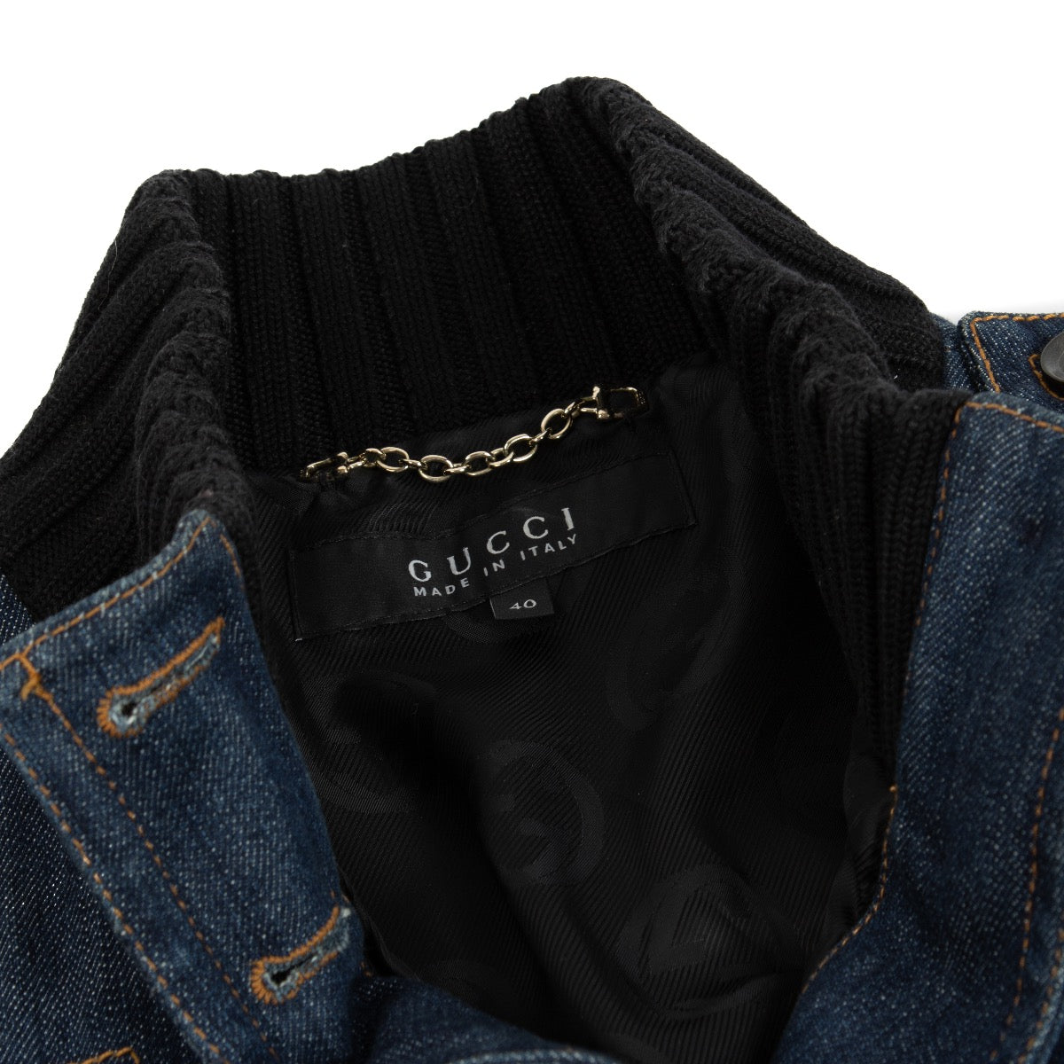 Buy authentic second hand Gucci Denim Jacket - Size 40 at Labellov.com
