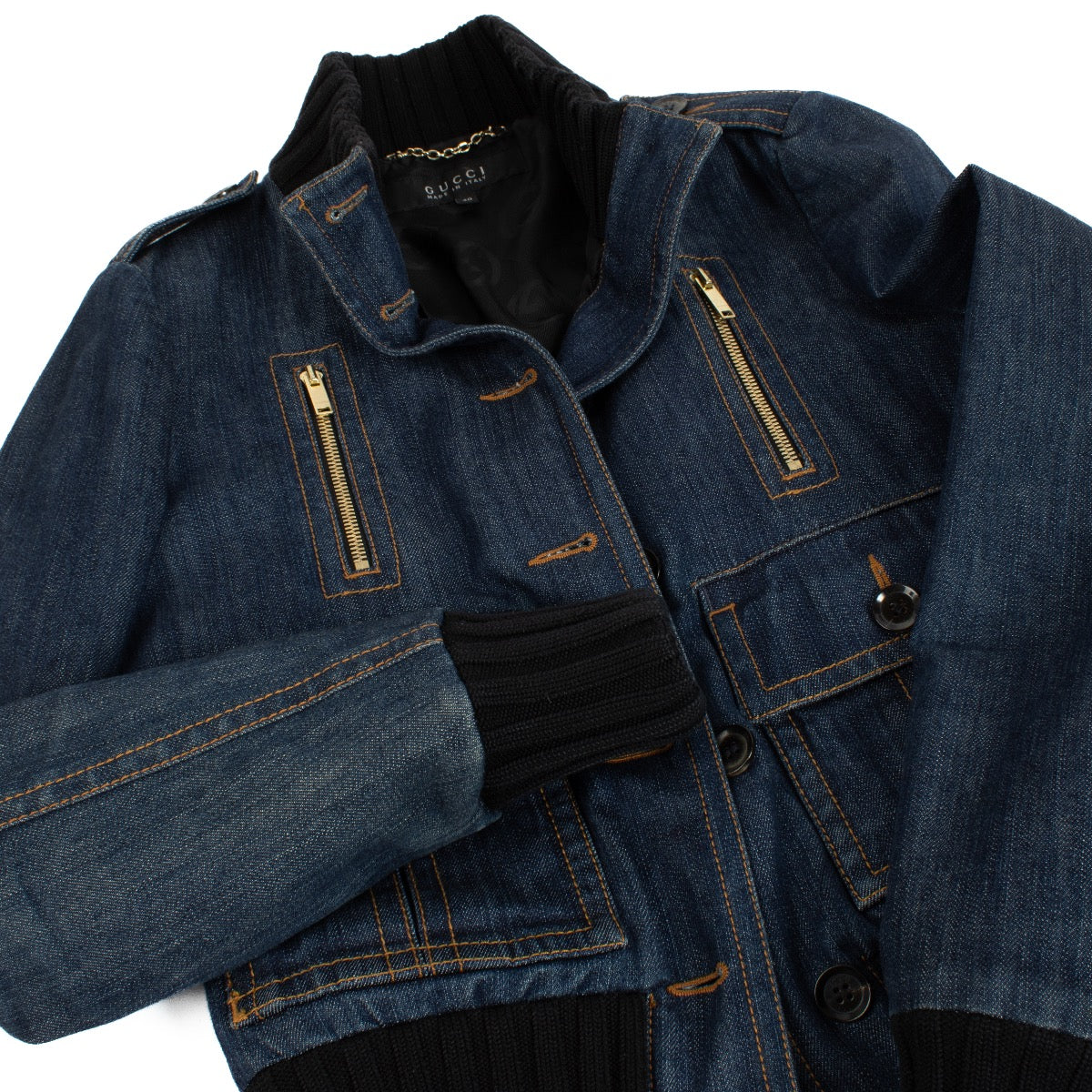 Buy authentic second hand Gucci Denim Jacket - Size 40 at Labellov.com