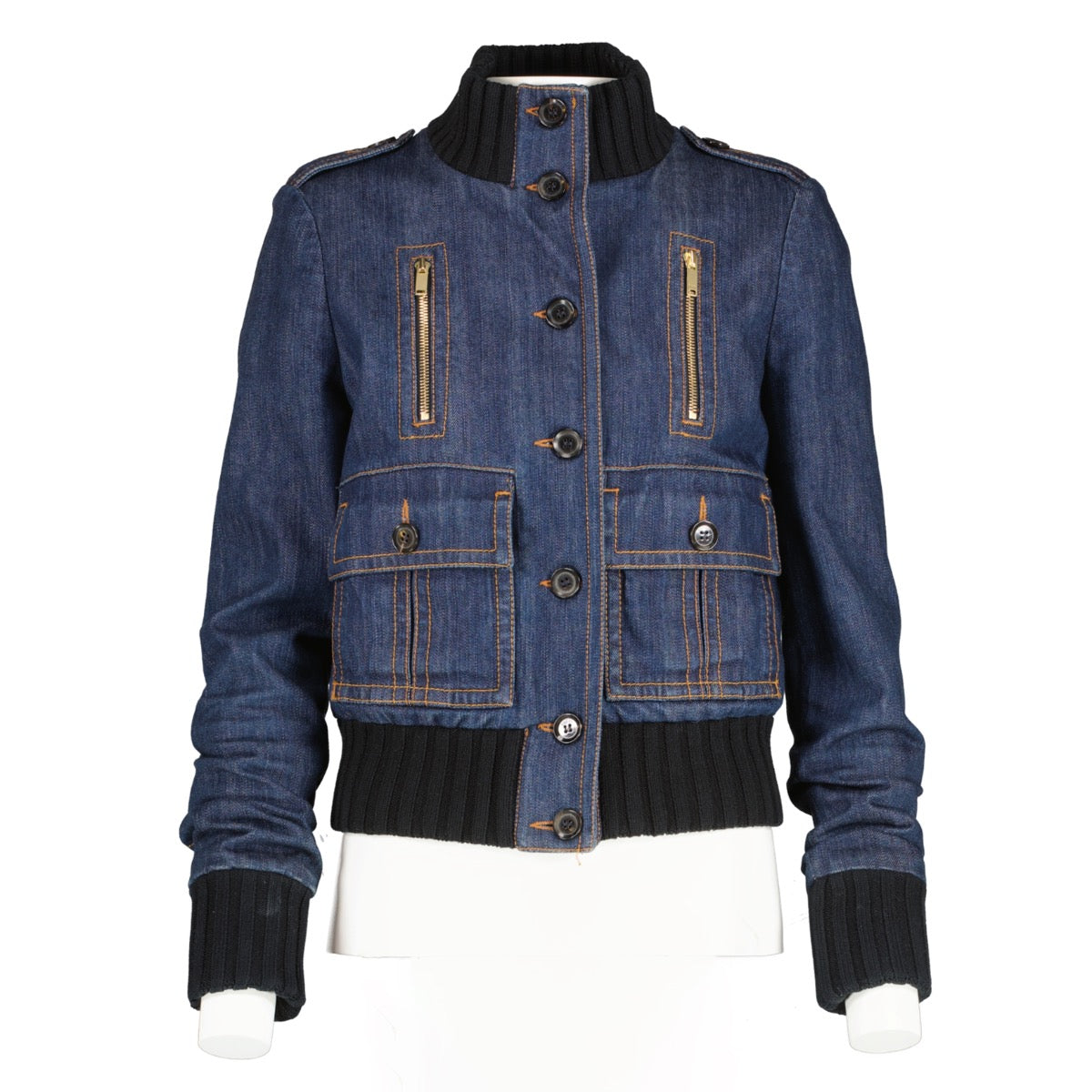 Buy authentic second hand Gucci Denim Jacket - Size 40 at Labellov.com