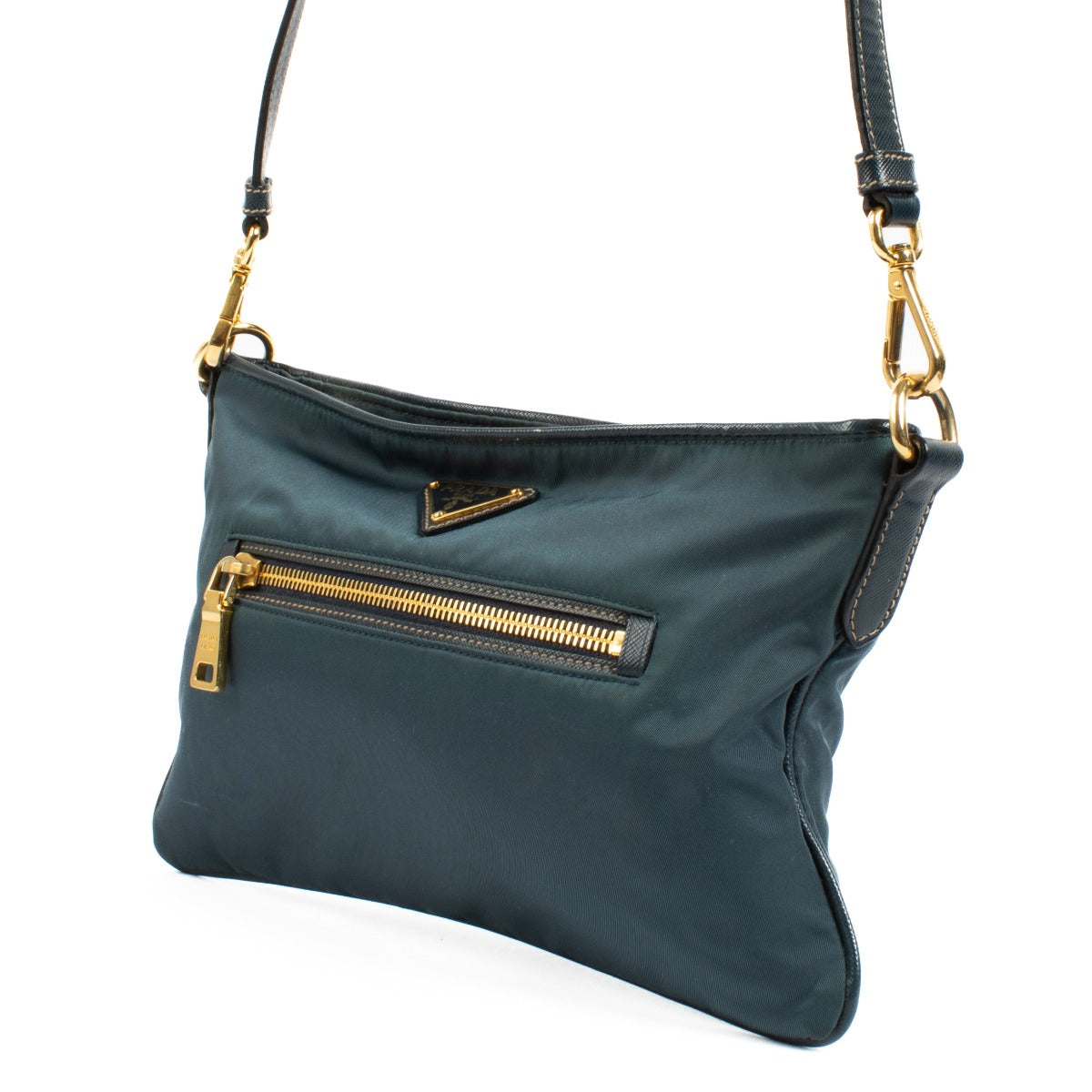 Prada Blue Nylon Crossbody Bag