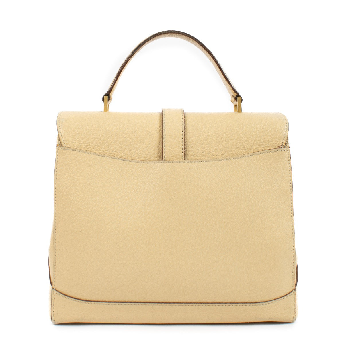 Buy authentic second hand Celine Beige Vintage 16 Turn Lock Bag at Labellov.com