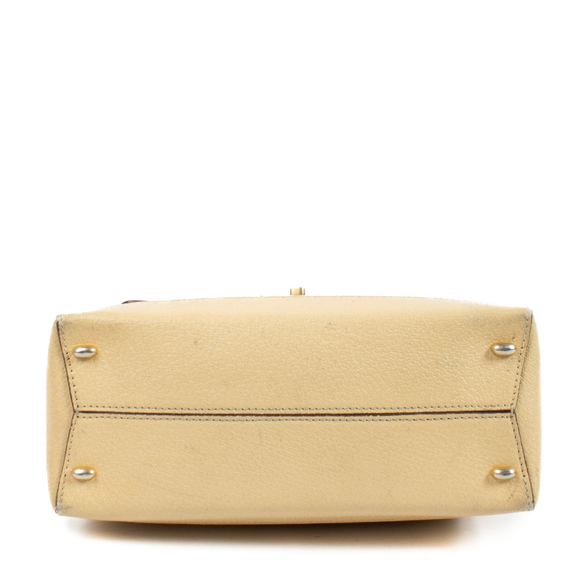 Buy authentic second hand Celine Beige Vintage 16 Turn Lock Bag at Labellov.com