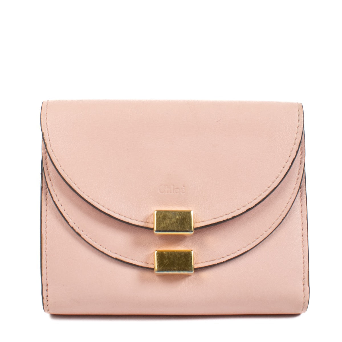Shop 100% authentic second hand Chloé Pink Georgia Wallet on Labellov.com