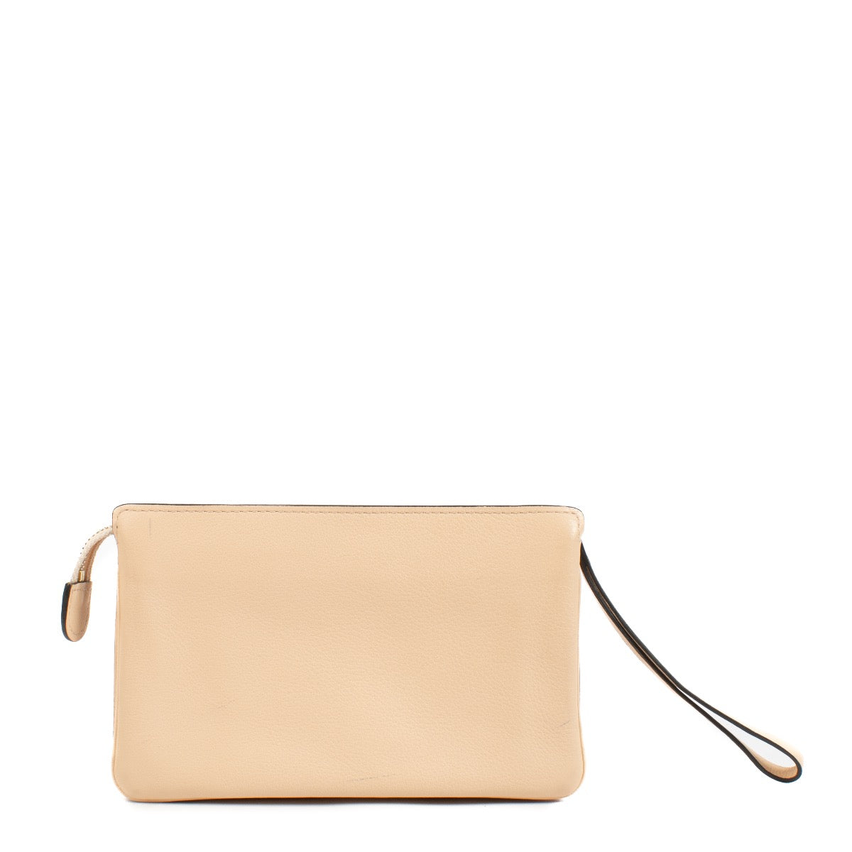 Buy authentic second hand Delvaux Nude Leather Pouch Wallet at Labellov.com