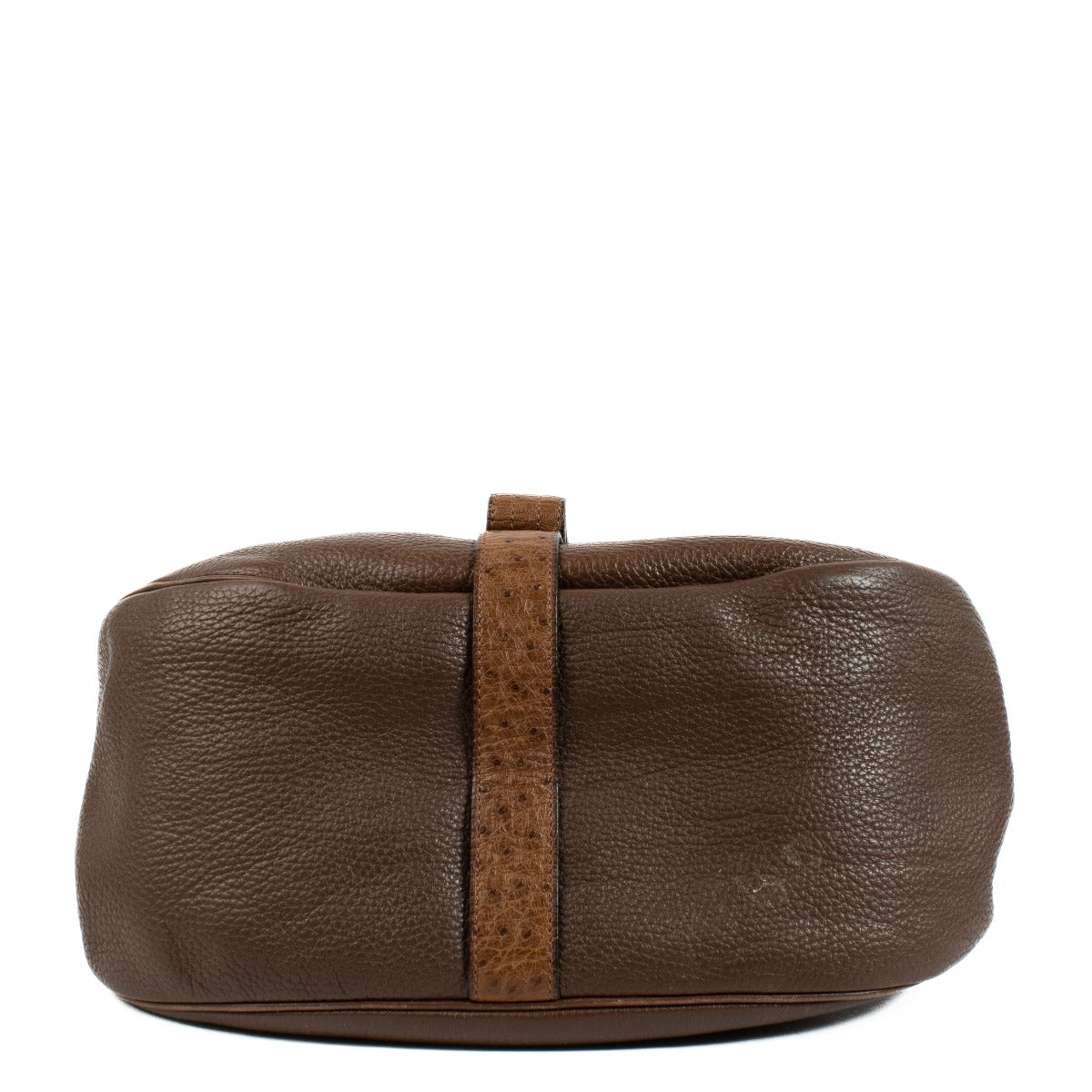 shop 100% authentic second hand Delvaux Brown Ostrich Cerceau GM on Labellov.com