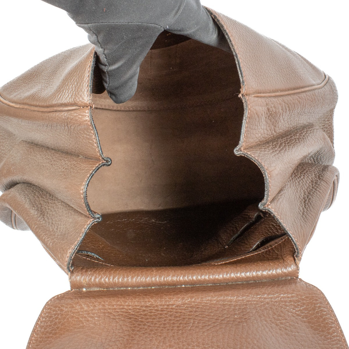 shop 100% authentic second hand Delvaux Brown Ostrich Cerceau GM on Labellov.com