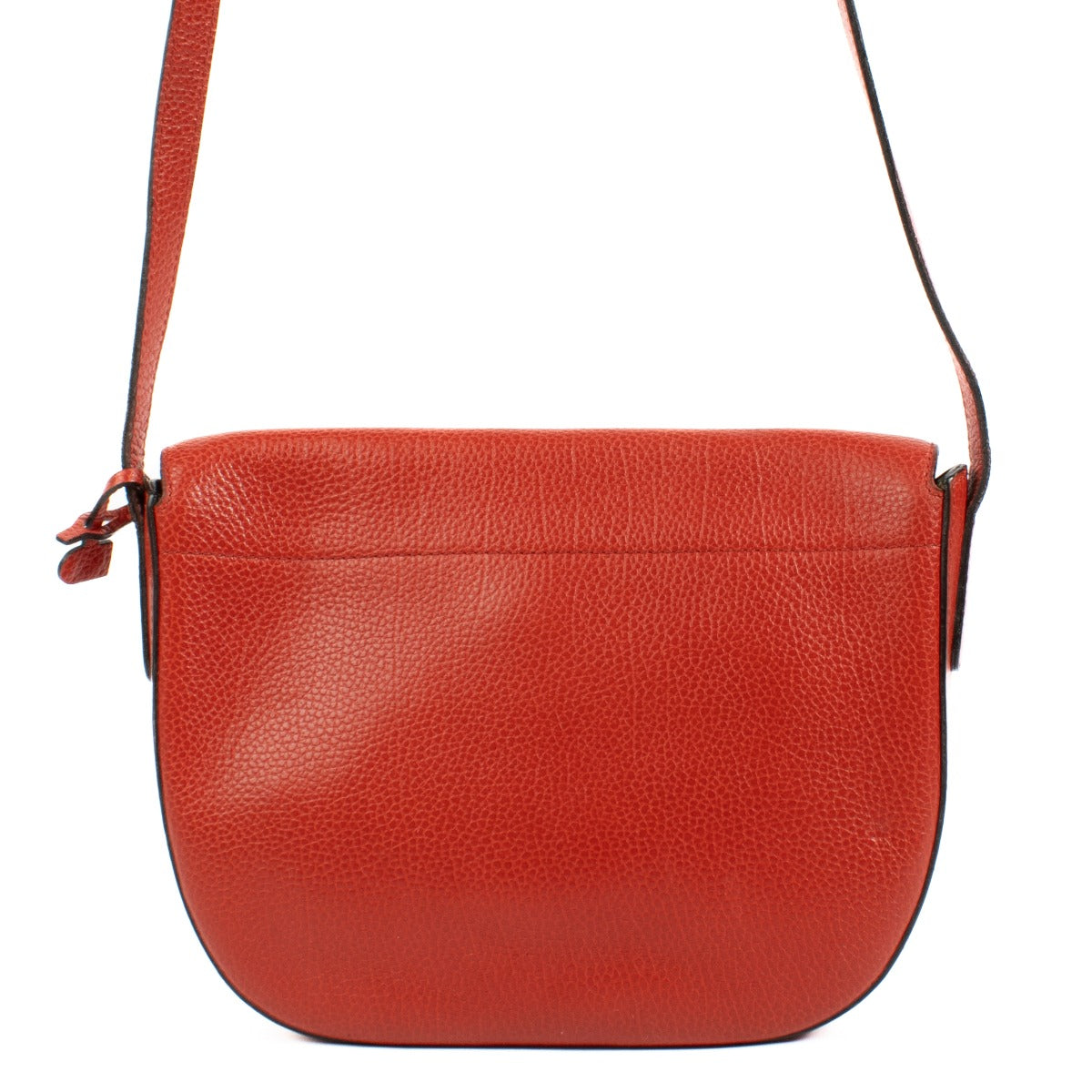 shop 100% authentic second hand Delvaux Red Delure Shoulder Bag on Labellov.com