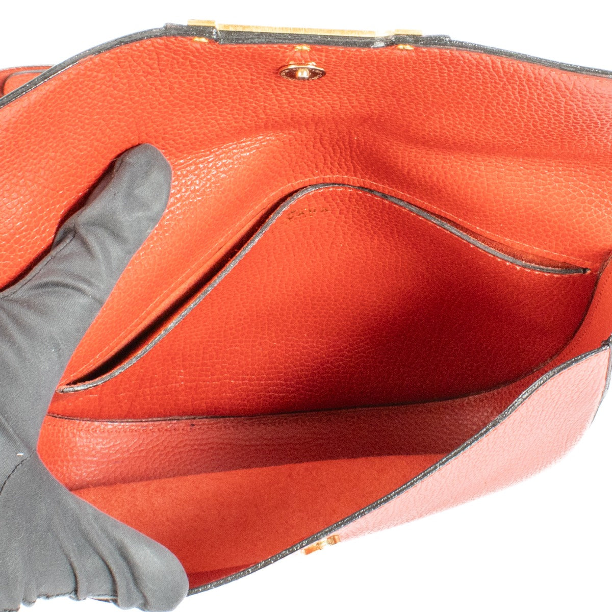 shop 100% authentic second hand Delvaux Red Delure Shoulder Bag on Labellov.com