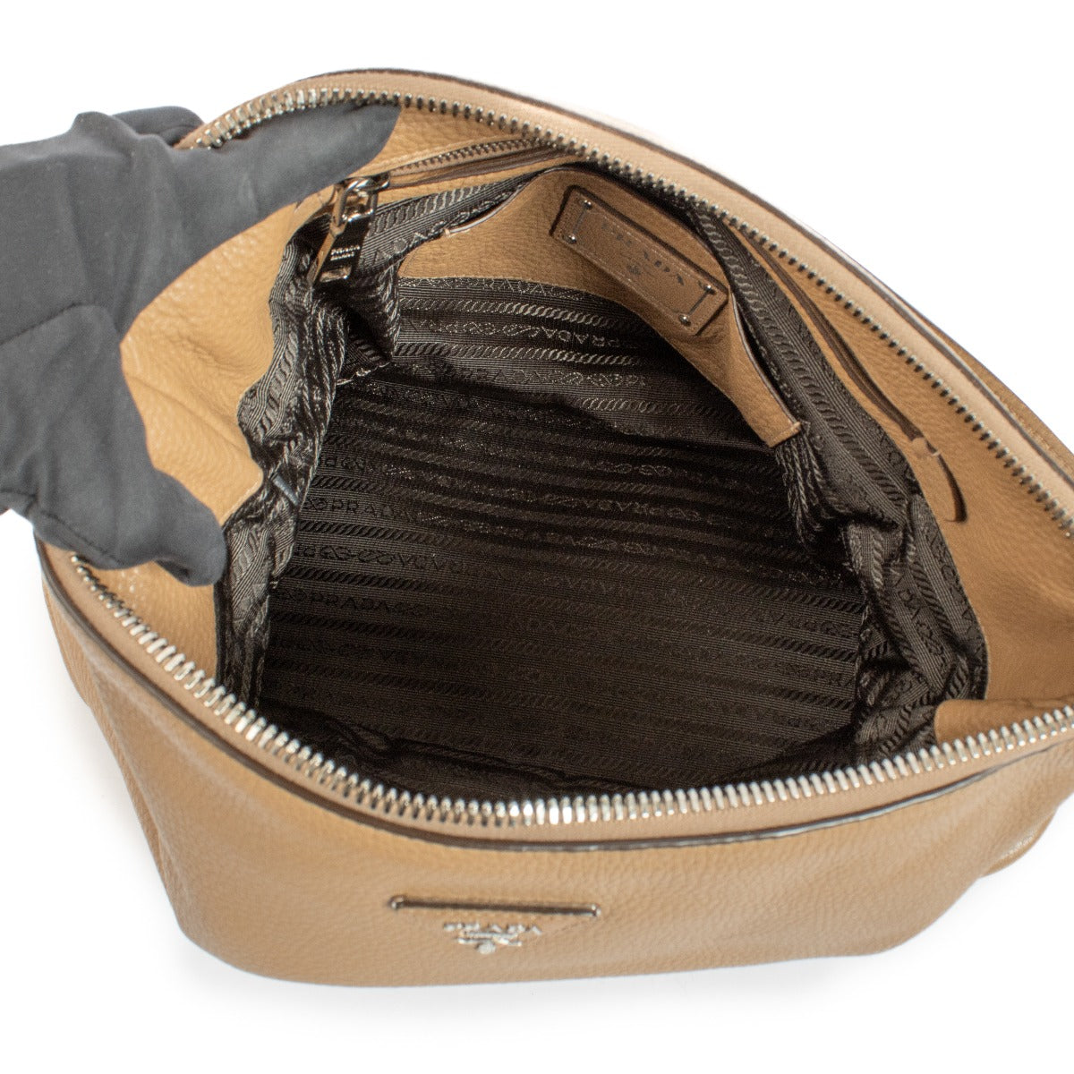 Shop 100% authentic second hand Prada Beige Vitello Daino Hobo Bag on labellov.com