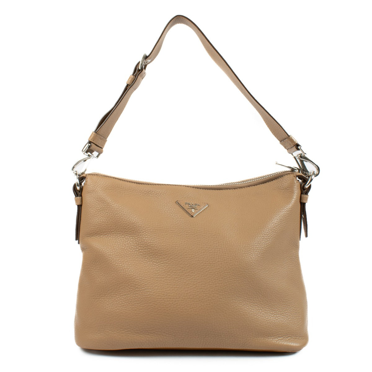 Shop 100% authentic second hand Prada Beige Vitello Daino Hobo Bag on labellov.com