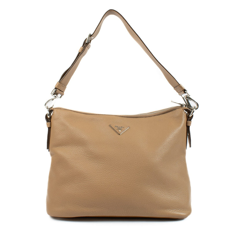 Shop 100% authentic second hand Prada Beige Vitello Daino Hobo Bag on labellov.com