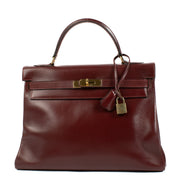 shop 100% authentic second hand Hermès Kelly 32 Rouge H Box GHW on Labellov.com