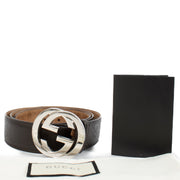 Gucci Black Signature Belt - Size 105 on Labellov.com