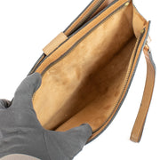 Buy authentic second hand Delvaux Beige Leather Vintage Clutch at Labellov.com