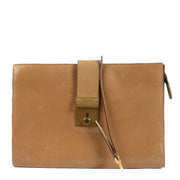 Buy authentic second hand Delvaux Beige Leather Vintage Clutch at Labellov.com