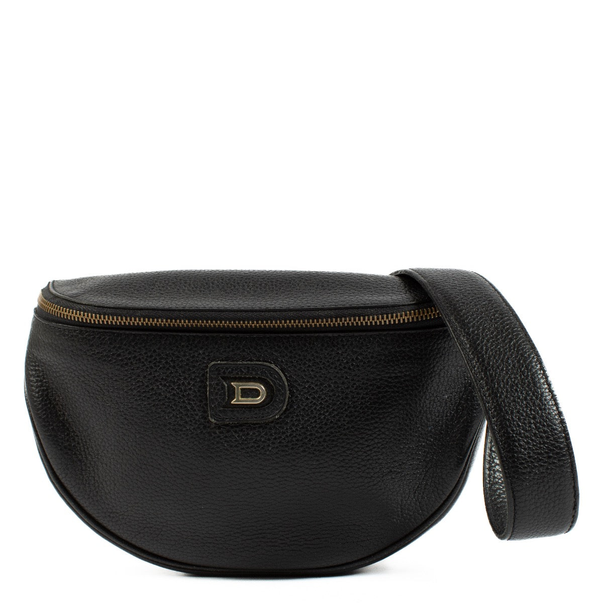 Authentic second hand Delvaux Black Musette Belt Bag on Labellov.com