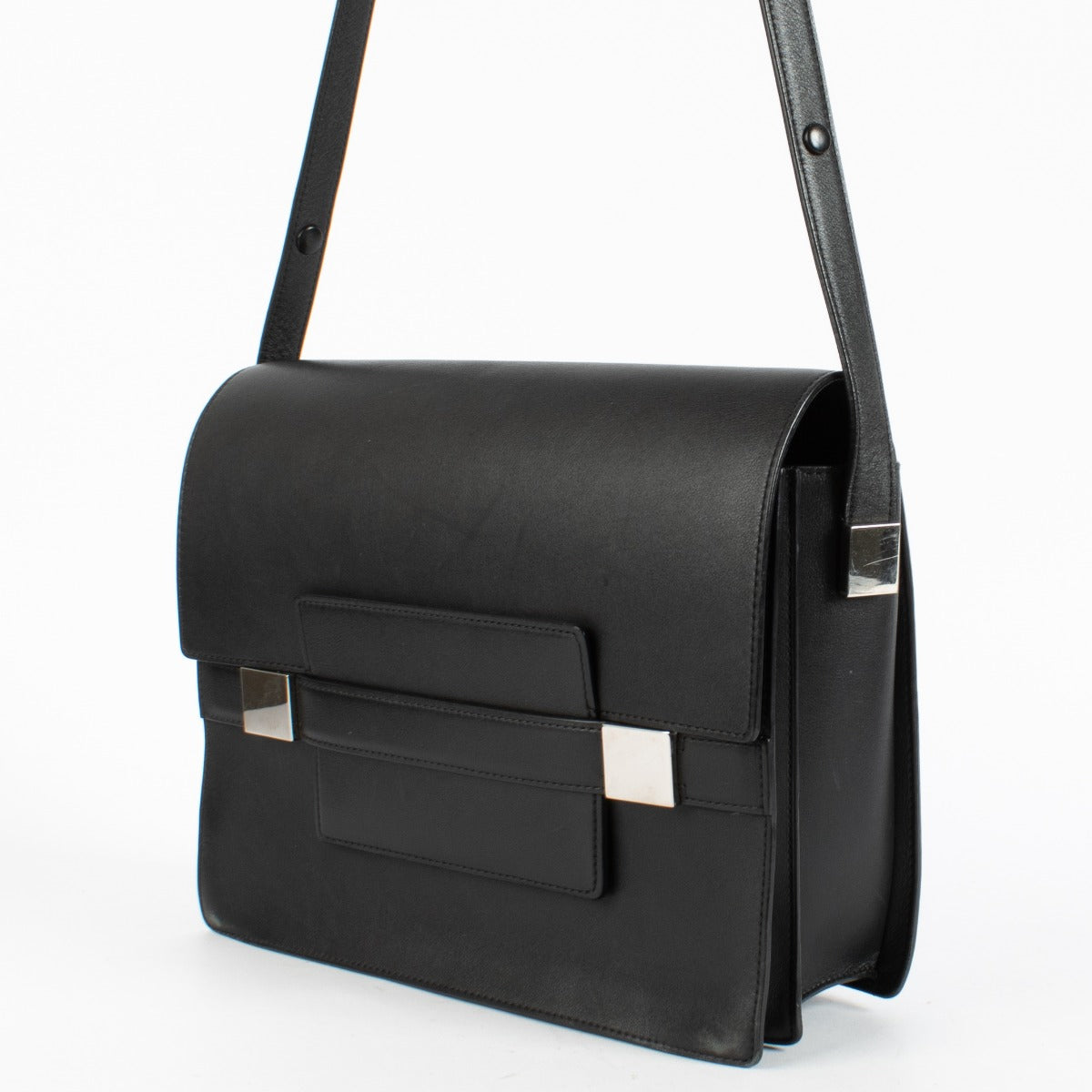 Delvaux Black Polo Madame XL Bag