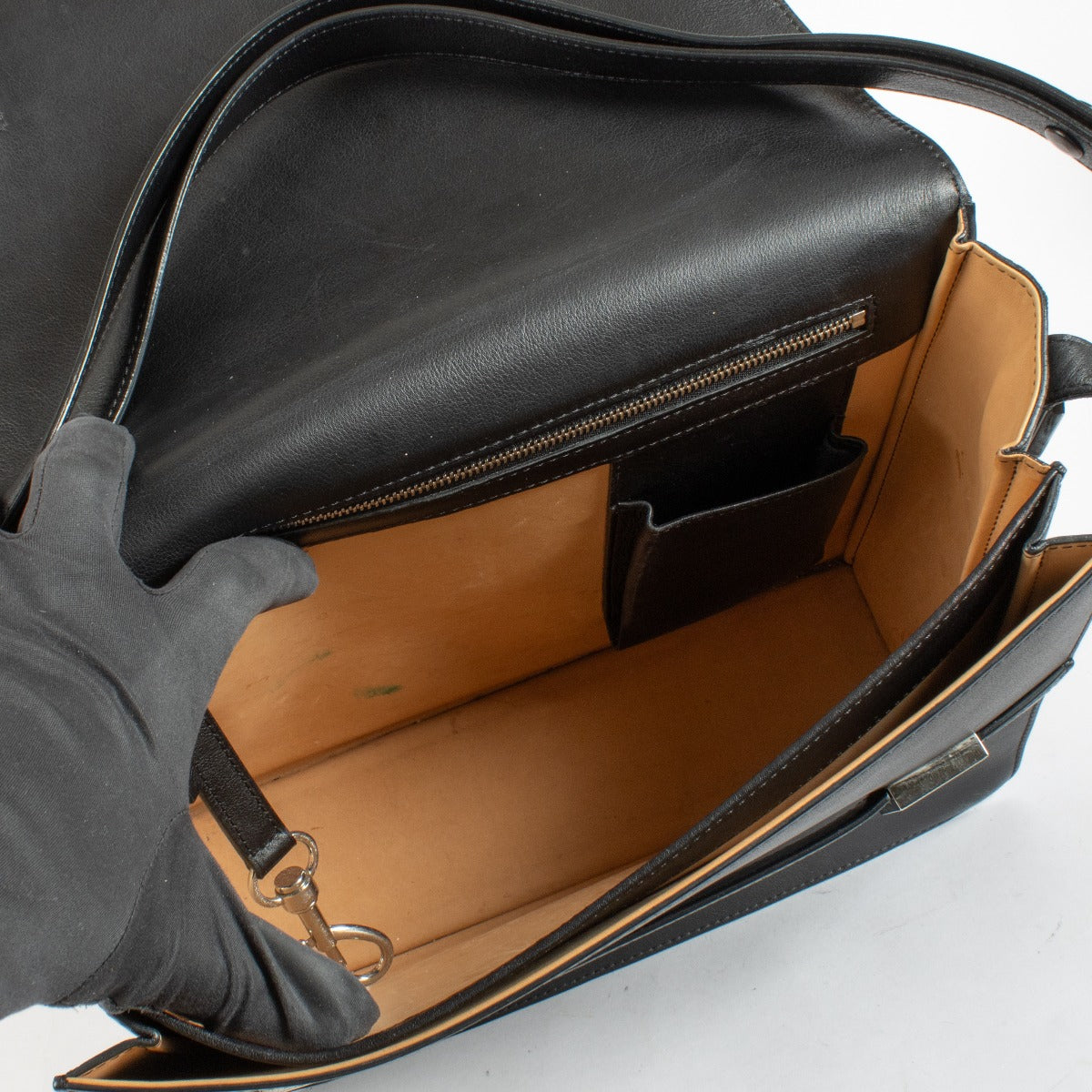 Delvaux Black Polo Madame XL Bag