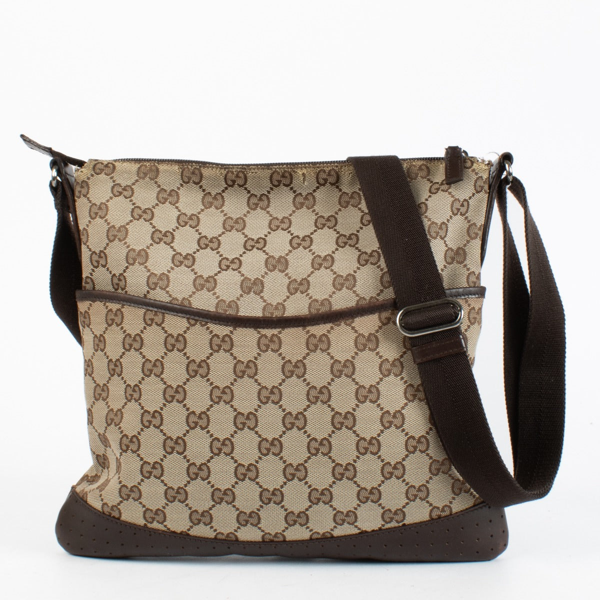 Authentic second-hand Gucci GG Canvas Messenger Bag Crossbody on labellov.com