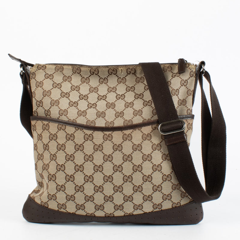Authentic second-hand Gucci GG Canvas Messenger Bag Crossbody on labellov.com